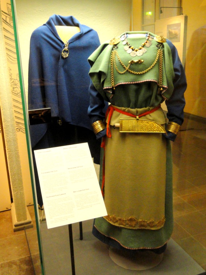 Eura costume reconstruction, from 10th and 11th century graves - National Museum of Finland - DSC04196