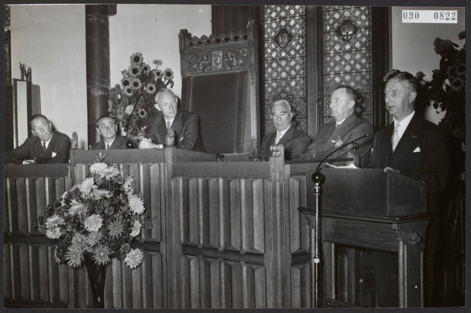 Europese luchtvaartcongrestweede in de ridderzaal, Bestanddeelnr 090-0822
