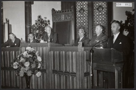 Europese luchtvaartcongrestweede in de ridderzaal, Bestanddeelnr 090-0822