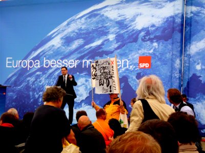 EU-Wahlveranstaltung Martin Schulz in Frankfurt am Main, Thorsten Schäfer-Gümbel