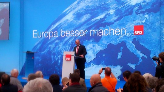 EU-Wahlveranstaltung Martin Schulz in Frankfurt am Main 2