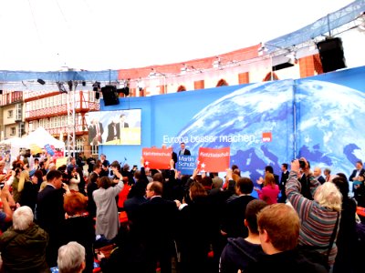 EU-Wahlveranstaltung Martin Schulz in Frankfurt am Main 6
