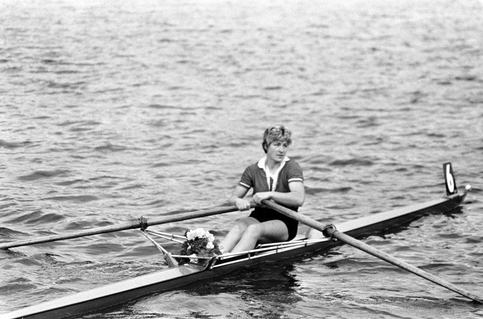 Europese roeikampioenschappen dames in Duisburg, nr. 14 Franse skiffeuse Renee C, Bestanddeelnr 918-0980