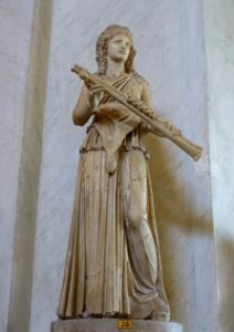 Euterpe, inv. 574 - Sala a croce greca, Museo Pio-Clementino - Vatican Museums - DSC01001