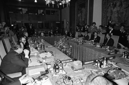 Europese Raad in Maastricht, overzicht van de conferentie 23 Maart 1981, Bestanddeelnr 931-3906 photo