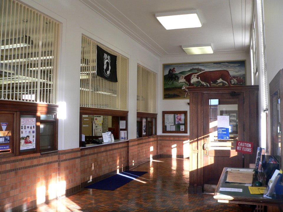 Eureka, Kansas, post office interior 2