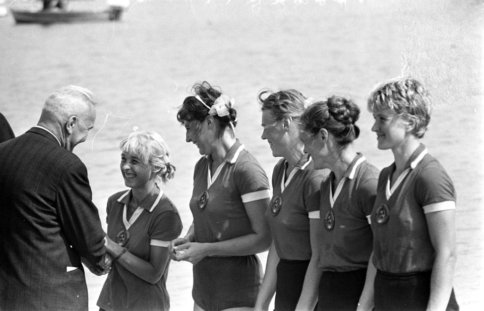 Europese roeikampioenschappen dames Bosbaan, Rusland, Denemarken, Denemarken, De, Bestanddeelnr 916-7121