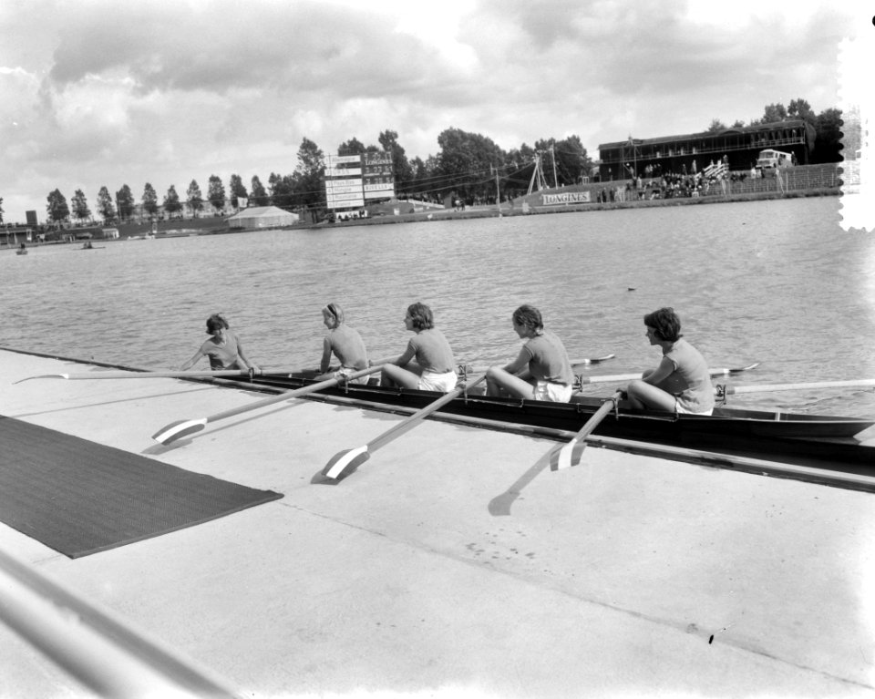 Europese roeikampioenschappen dames Bosbaan, dubbel vier Nederland, Bestanddeelnr 916-7129