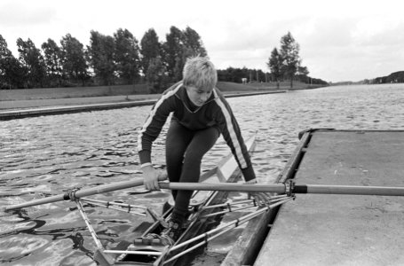 Europese Roeikampioenschappen, dames, 9 Russische skif-kampioene Galina Konstant, Bestanddeelnr 919-4803