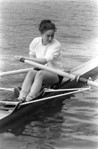 Europese Roeikampioenschappen, dames, 23 en 24 Engelse skif M. Gladden, 26 Duits, Bestanddeelnr 919-4799