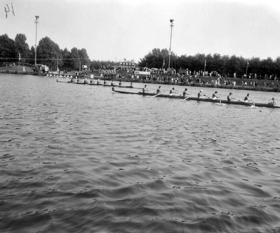 Europese Roeikampioenschappen dames 1966, finish van de dames achten, Bestanddeelnr 919-5015