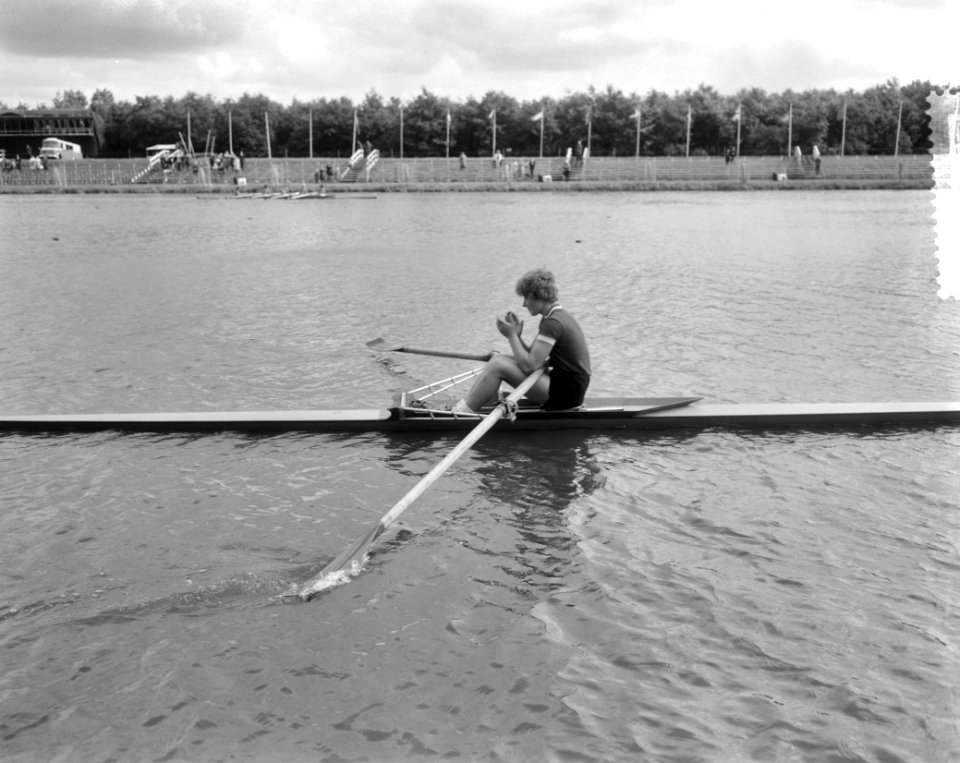 Europese roeikampioenschappen dames Bosbaan, Rusland vier met stuurvrouw, skiff , Bestanddeelnr 916-7139