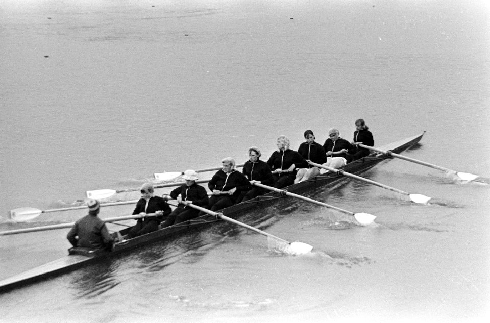 Europese Roeikampioenschappen 1966, de Engelse achten in aktie, Bestanddeelnr 919-4743