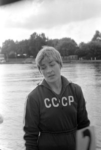 Europese Roeikampioenschappen 1966, Russische skiffeuse Constantinova, Bestanddeelnr 919-4964