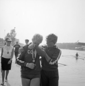 Europese Roeikampioenschappen dames 1966, Galina Konstantinova (huilend), Bestanddeelnr 919-5028