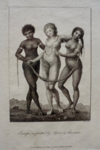 Europe Supported by Africa and America, by William Blake, c. 1792, engraving with etching - University of Arizona Museum of Art - University of Arizona - Tucson, AZ - DSC07993