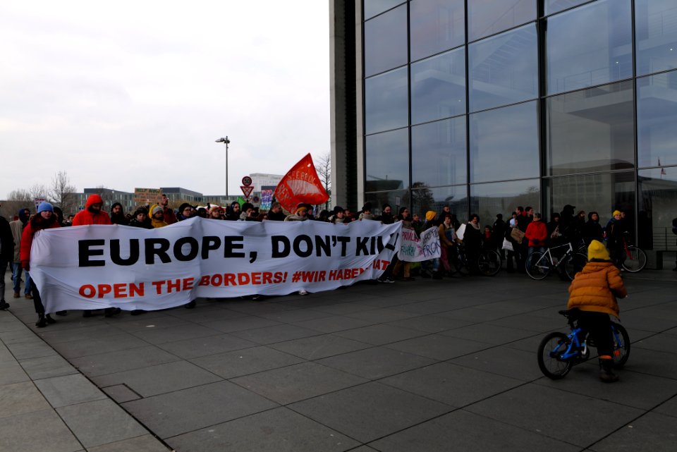 Europe dont kill demonstration Berlin 2020-03-07 48