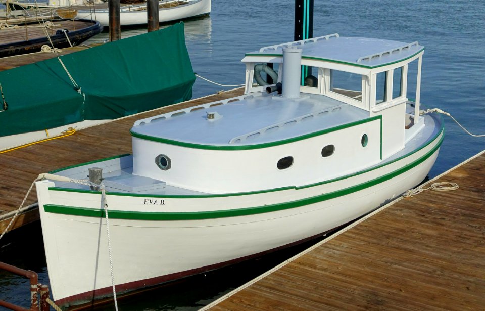 Eva B. motor yacht, built 1936 - Hyde Street Pier - San Francisco, CA - DSC02309