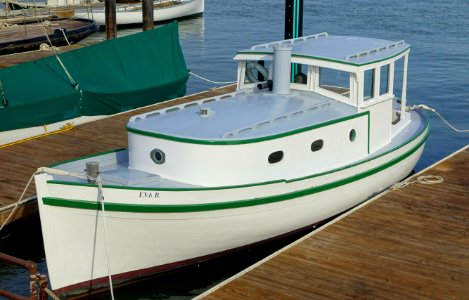 Eva B. motor yacht, built 1936 - Hyde Street Pier - San Francisco, CA - DSC02309