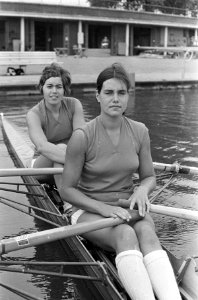 Europese Roeikampioenschappen 1966, dubbel twee kampioen Nederland, M. Zollner e, Bestanddeelnr 919-4738