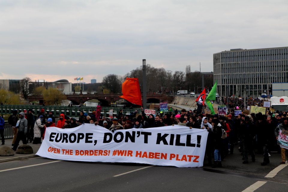 Europe dont kill demonstration Berlin 2020-03-07 27