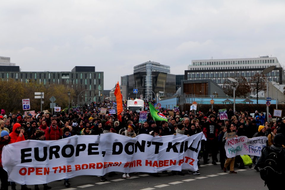 Europe dont kill demonstration Berlin 2020-03-07 47