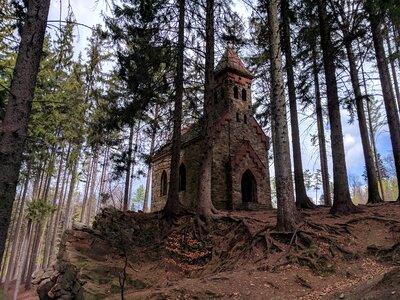 Anna chapel of st john the baptist pink bridge