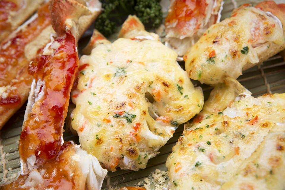 For this frozen up to snow crab