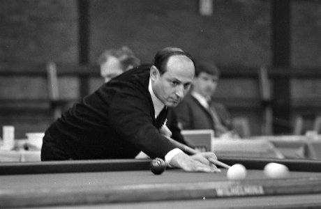 Europees Kampioenschap Driebanden in Den Haag Jean Marty in aktie, Bestanddeelnr 922-0180