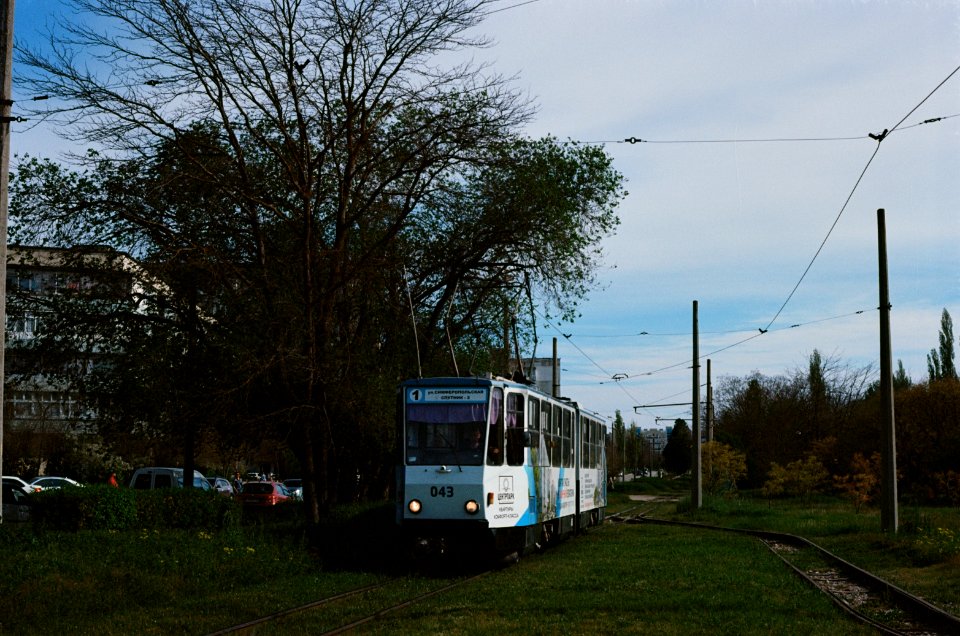 Eupatoria tram 043 2021-05 Tatra KT4