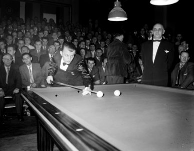 European three-cushion championship 1955, Herman Popeijus (NLD), Bestanddeelnr 906-9782