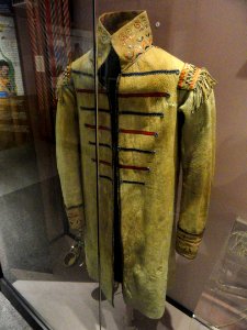 European style coat, Iroquioian or Huron, collected in 1839 - Native American collection - Peabody Museum, Harvard University - DSC05426