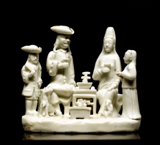 European family group, Dehua, China, 1700-1720 AD, porcelain - Peabody Essex Museum - Salem, MA - DSC05150 photo