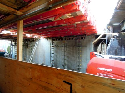 Ersatzneubau der Eisenbahnbrücken in der Lindenstraße in Großdeuben im März 2018
