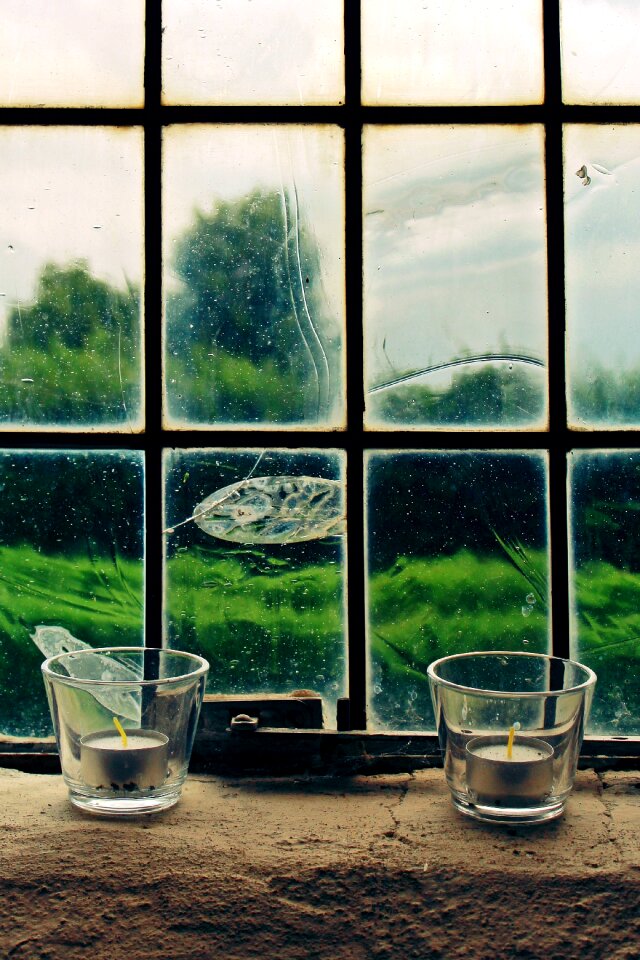Glass window prayer building