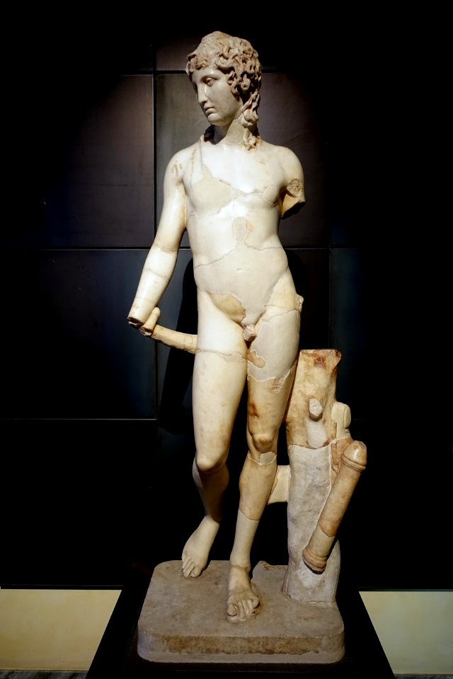 Eros or Thanatos, M.C. inv. 1092, Roman, Antonin era, copy of Greek original from 4th century BC, marble - Musei Capitolini - Rome, Italy - DSC05871