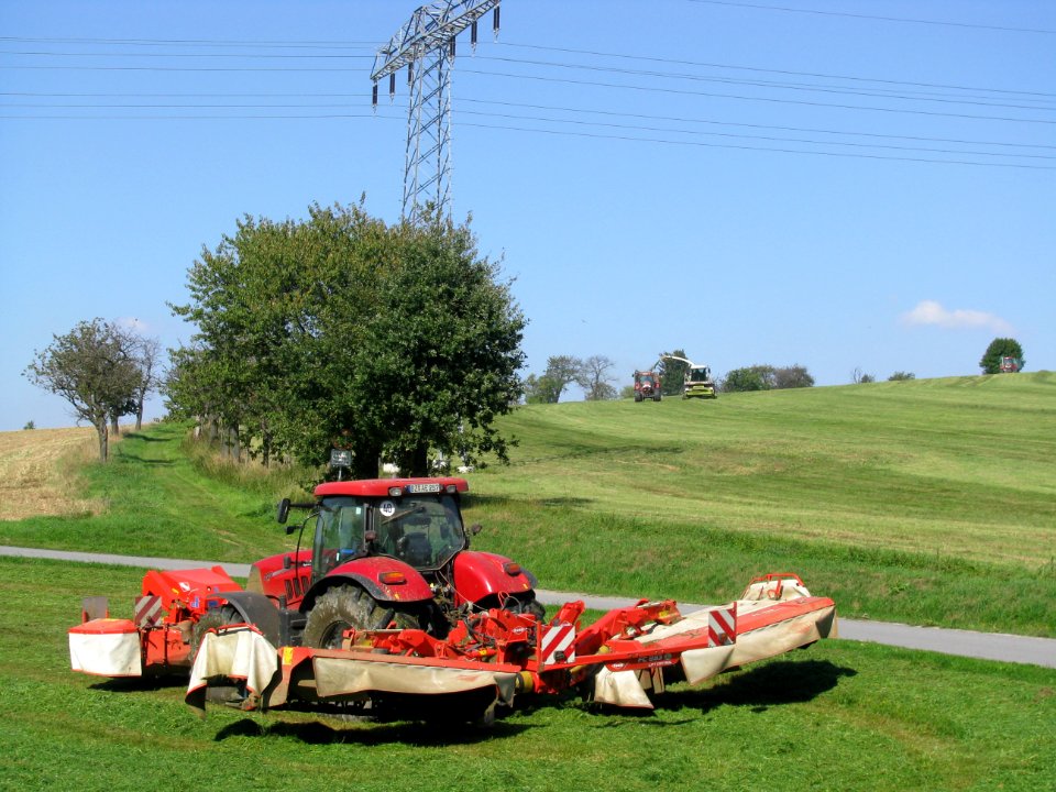 Erntemaschinen in Rammenau 02