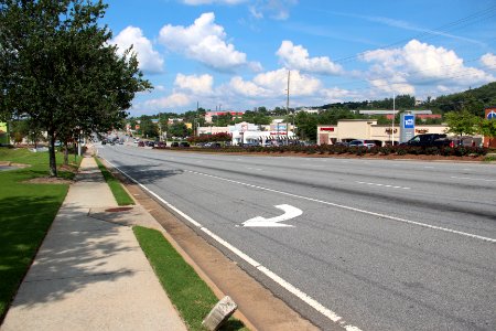 Ernest W. Barrett Parkway, Cobb County, GA July 2017