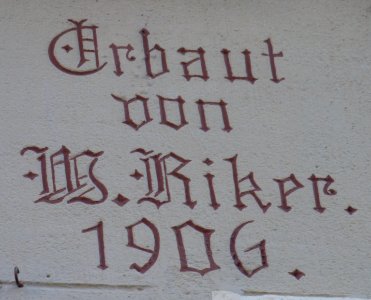 ES Roßmarkt 27 Bauinschrift
