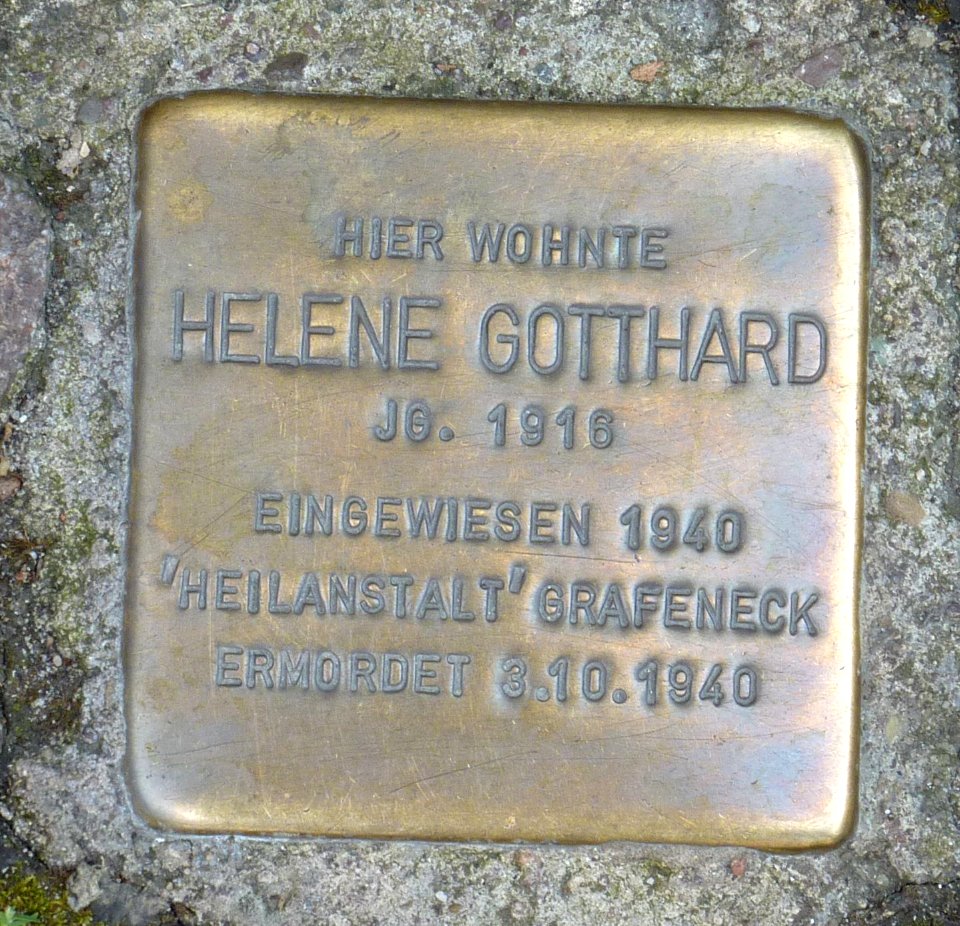 ES Stolperstein Helene Gotthard