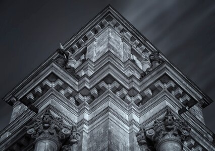 House facade frieze facade