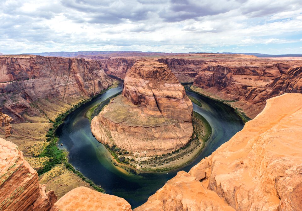 Natural landscape colors