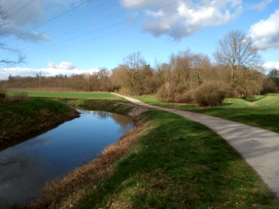 Erlengraben, Überlauf zum Oberholzgraben