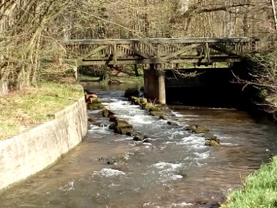 Erlengraben, Raue Rampe am ETO-Wehr
