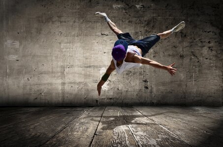 Motion style hip-hop photo