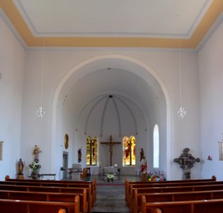 Erlaheim, St. Silvester, Innen