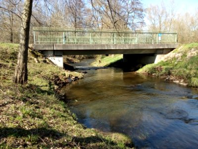 Erlengraben, Ettlingen, obere Brücke Lindenweg