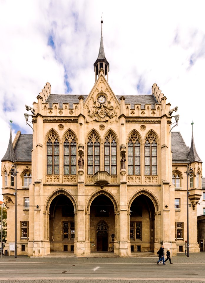 Erfurter Rathaus, Thüringen, Deutschland IMG 7447 edit