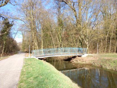 Erlengraben, Fußgängerbrücke