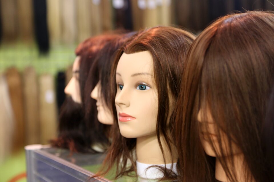 Dummy hairdresser head
